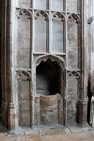 Crowland - Abbot Joffrid's Norman Font